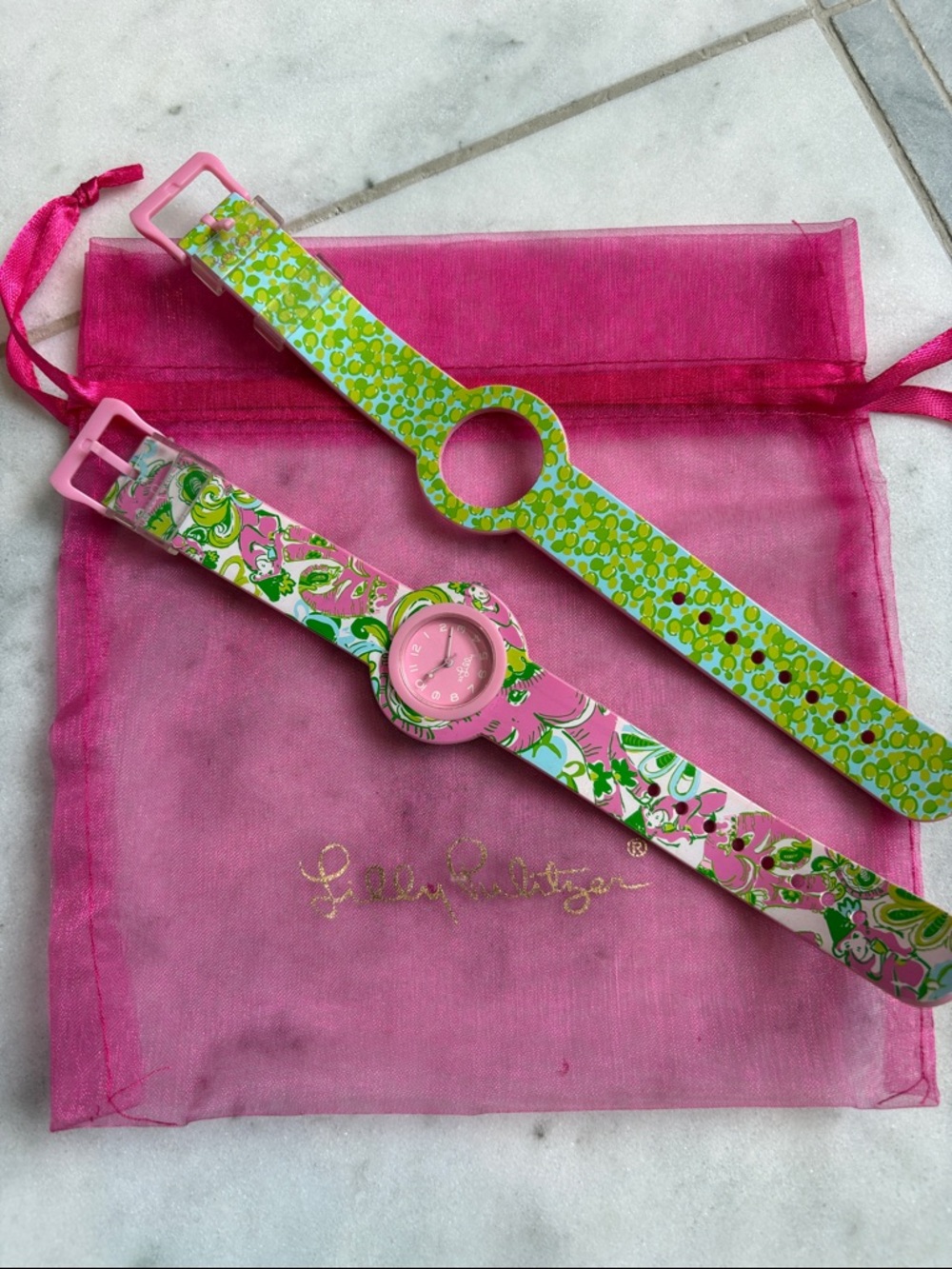 Lilly Pulitzer Pink & Gold Floral Gift Set with Multicolor Accents - Picture 4 of 4